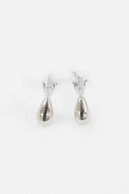 Droplet Stone Earrings