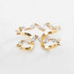 LOVODA Stone Double Layer Adjustable Ring
