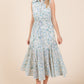 Floral Eyelet Midi Sundress