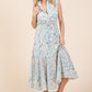 Floral Eyelet Midi Sundress