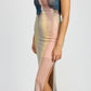 EMORY PARK Shirred Tube Maxi Dress with Side Split