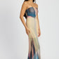 EMORY PARK Shirred Tube Maxi Dress with Side Split