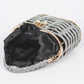 LA JEWELRY Weaved Rhinestone Basket Box Clutch