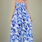 BY CLAUDE Tank Printed Wide-leg Summer Jumpsuit