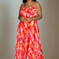 BY CLAUDE Tank Printed Wide-leg Summer Jumpsuit