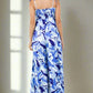 BY CLAUDE Tank Printed Wide-leg Summer Jumpsuit