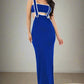 BY CLAUDE 2 Piece Maxi Dress with Bralette Top Set