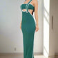 BY CLAUDE 2 Piece Maxi Dress with Bralette Top Set