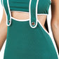 BY CLAUDE 2 Piece Maxi Dress with Bralette Top Set