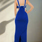 BY CLAUDE 2 Piece Maxi Dress with Bralette Top Set