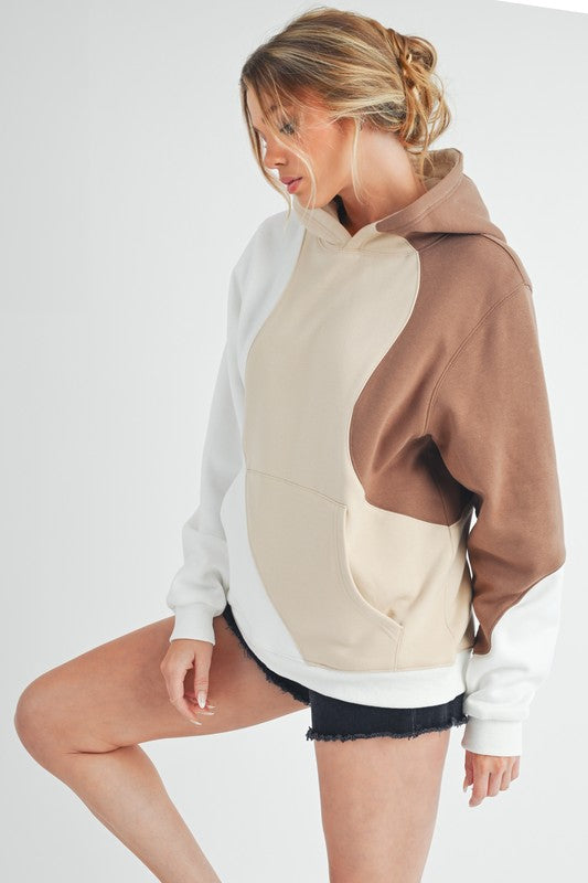 AEMI & Co. Women's Oversized Wavey Hoodie