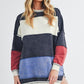 Rugby Color Block Stripe Sweatershirt
