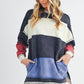 Rugby Color Block Stripe Sweatershirt