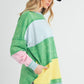 Rugby Color Block Stripe Sweatershirt