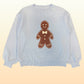 Gingerbread man knit sweater