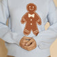 Gingerbread man knit sweater