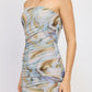EMORY PARK Mini Ruched Tube Party Dress