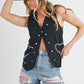 AEMI & Co. Western Love Buttoned Down Vest