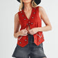 AEMI & Co. Western Love Buttoned Down Vest