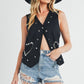 AEMI & Co. Western Love Buttoned Down Vest