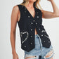 AEMI & Co. Western Love Buttoned Down Vest