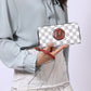 MFK COLLECTION Yuliana Circular Print Satchel Bag with Wallet