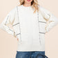 Plus Cable Knit Long-Sleeve Sweater