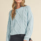 AEMI & Co. Knitted Exposed Seem Sweater- Adela Sweater