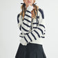 Bona Striped Cardigan
