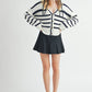 Bona Striped Cardigan