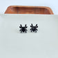SPIFFY & SPENDID Black Halloween Spider Studs Earrings