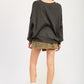 Emory Park Women's Oversized V-Neck Knit Sweater