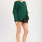 Emory Park Women's Oversized V-Neck Knit Sweater