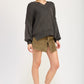 Emory Park Women's Oversized V-Neck Knit Sweater