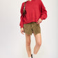 Emory Park Women's Oversized V-Neck Knit Sweater
