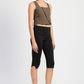 EMORY PARK Casual Brown Asymmetrical Vest Top