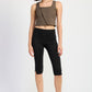 EMORY PARK Casual Brown Asymmetrical Vest Top
