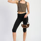 EMORY PARK Casual Brown Asymmetrical Vest Top