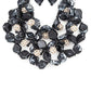 Resin Flower Statement Layer Necklace Set