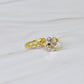Lovely Oval Cut Solitaire Ring Set Of 2