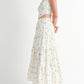 Emory Park Women's Chic Floral Tiered Maxi Skirt