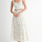 Emory Park Women's Chic Floral Tiered Maxi Skirt