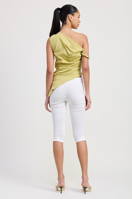 Emory Park Women's Asymmetrical Shoulder Tunic Top