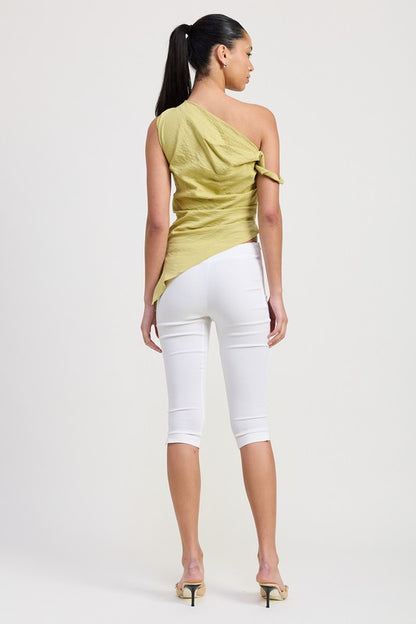Emory Park Women's Asymmetrical Shoulder Tunic Top