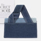 Mix Piecing Denim Crossbody Bag