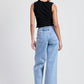 LAYERED STRAIGHT LEG DENIM PANT