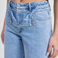 LAYERED STRAIGHT LEG DENIM PANT
