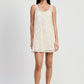 Emory Park Women's Chic Mini Floral Mesh Crochet Dress