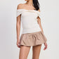 OFF SHOULDER SWEATER TOP
