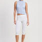 SLEEVELESS ASYMMETRICAL HIGH NECK TOP
